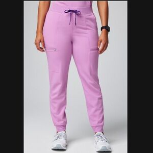 Fabletics Scrubs High Rise On Call Jogger Lilac Medium